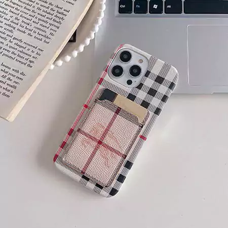  Burberry iphone16 レザー スマホケース