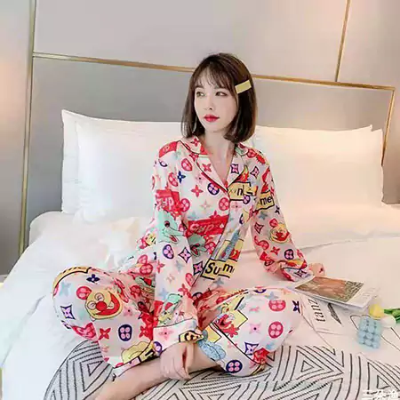 ハイブランド パジャマ 上下セット