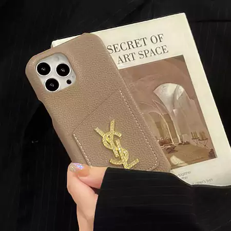 YSL iphone16 pro スマホケース レザー