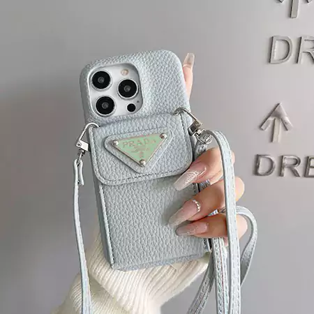 ショルダーiphone16proケース prada 風