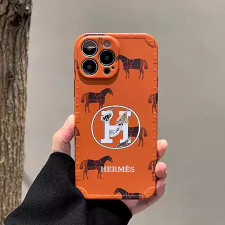 hermes iphone16ケースオレンジ