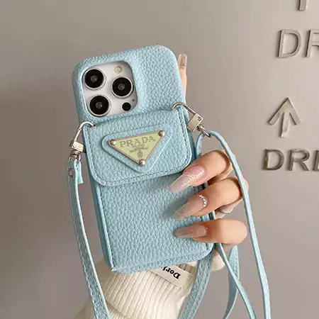 ショルダーiphone16proケース prada 風