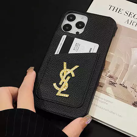 YSL iphone16 pro スマホケース レザー