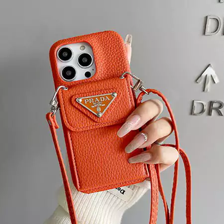 ショルダーiphone16proケース prada 風