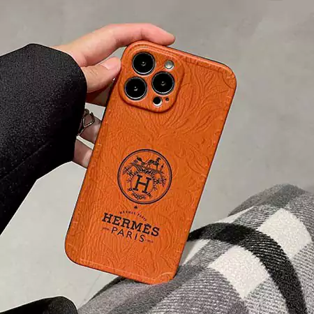 hermes iphone16ケースオレンジ