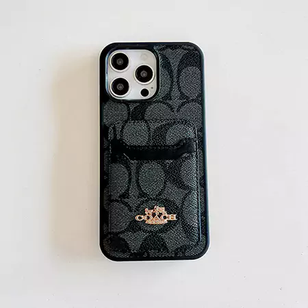 Coach iphone 17 proケース キルティングレザー