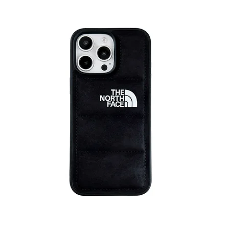ダウンジャケット風 iphone17ケース ノースフェイス