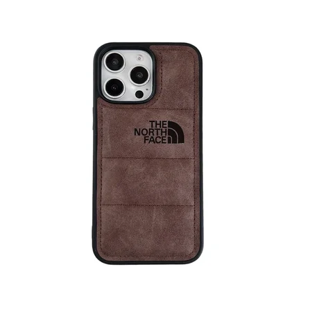 ダウンジャケット風 iphone17ケース ノースフェイス