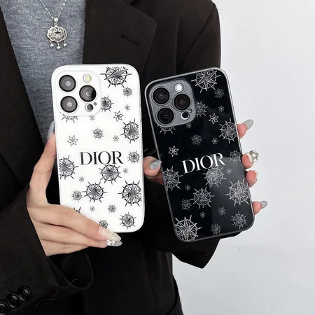 ディオールiphone16ケース 背面 強化ガラス