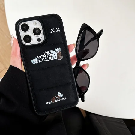 ノースフェイス iphone16ケース シリコン