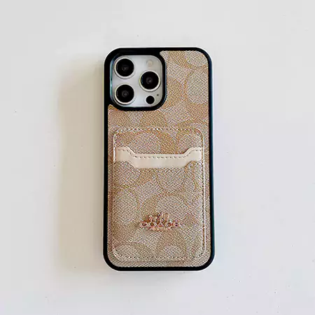 Coach iphone 17 proケース キルティングレザー