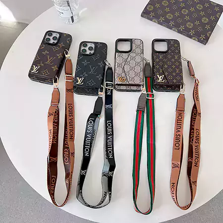 ストラップiphoneケース ハイ ブランド