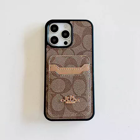 Coach iphone 17 proケース キルティングレザー