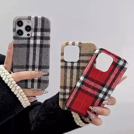 バーバリー チェック柄 iphone17ケース