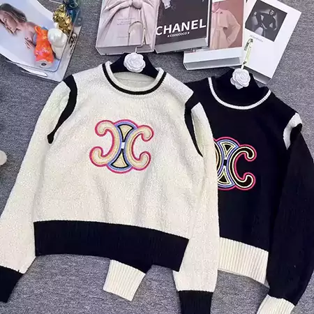 セリーヌ ロゴニット レディース