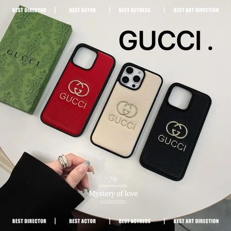 グッチiphone17ケース エンボスレザー