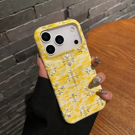 クロームハーツiphone17ケース 皮製
