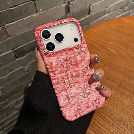 クロームハーツiphone17ケース 皮製