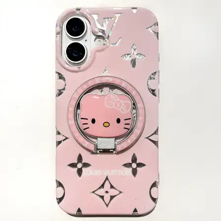 ルイヴィトンiphoen17カバー キラキラ 可愛い