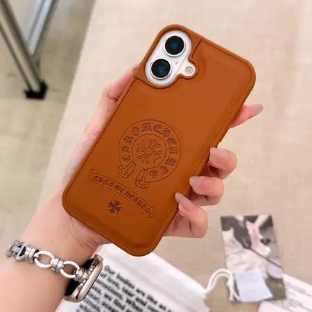 クロームハーツiphone17レザーケース