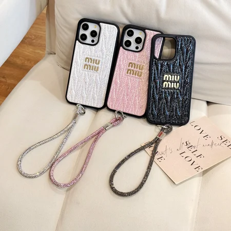 Miu Miu iPhone17ケース グリッター