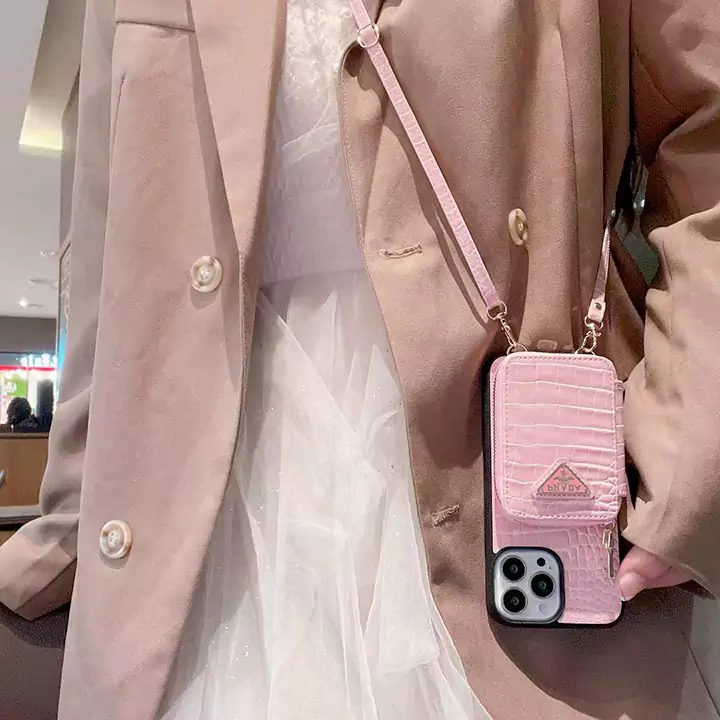 prada iphone16 pro maxケースクロコ柄 レザー