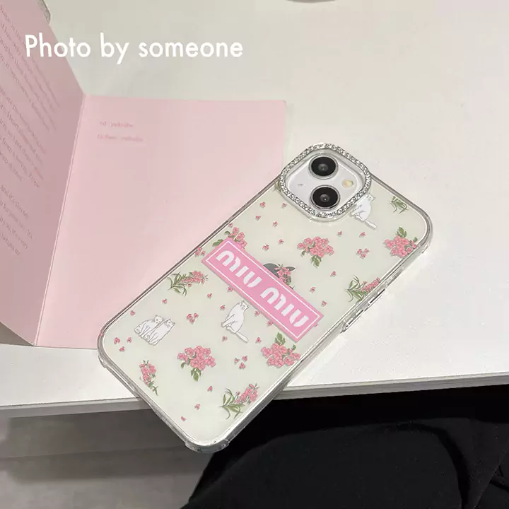  Miumiu iphone15 pro スマホケース 日韓風