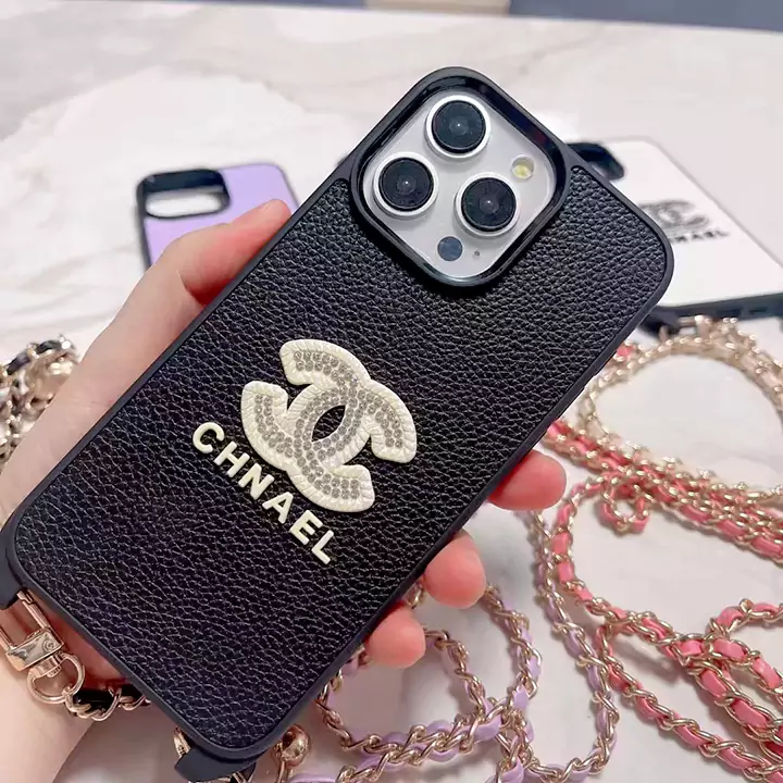 chanel iphone16 plusスマホ斜めがけ