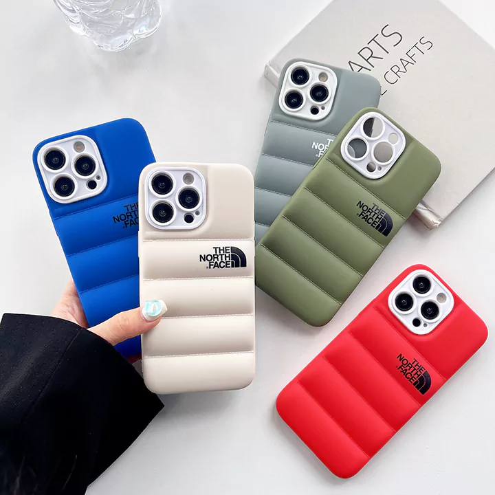 The North Face iphone16 plusケース ダウンジャケット風