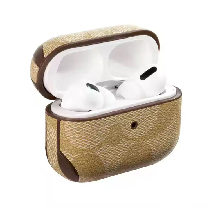 コーチairpods 4 レザーカバー