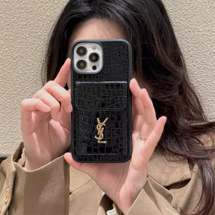 ysl ブランド iphone16 pro max ケース ワニの皮