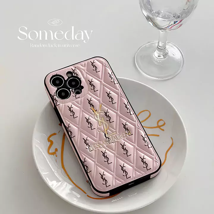 イヴサンローラン iphone15 ケース 3D立体パターン