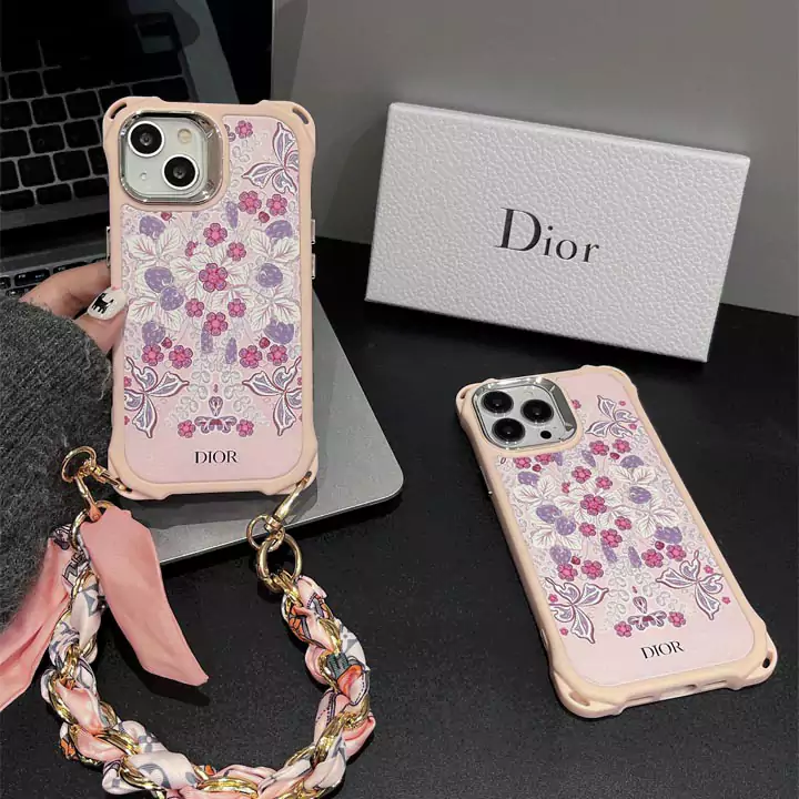  Dior iphone15 pro ケース ストラップ付き