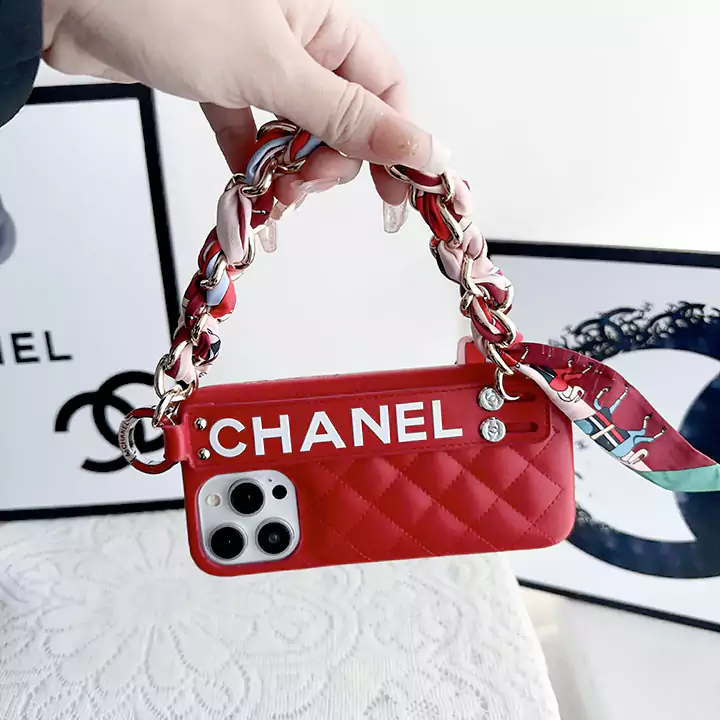 chanel iphone16 proケース シルクスカーフ