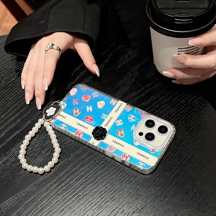 chanel iphone16 proケース グリッター