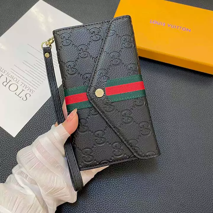 gucci iphone16ケース 手帳型 三つ折り