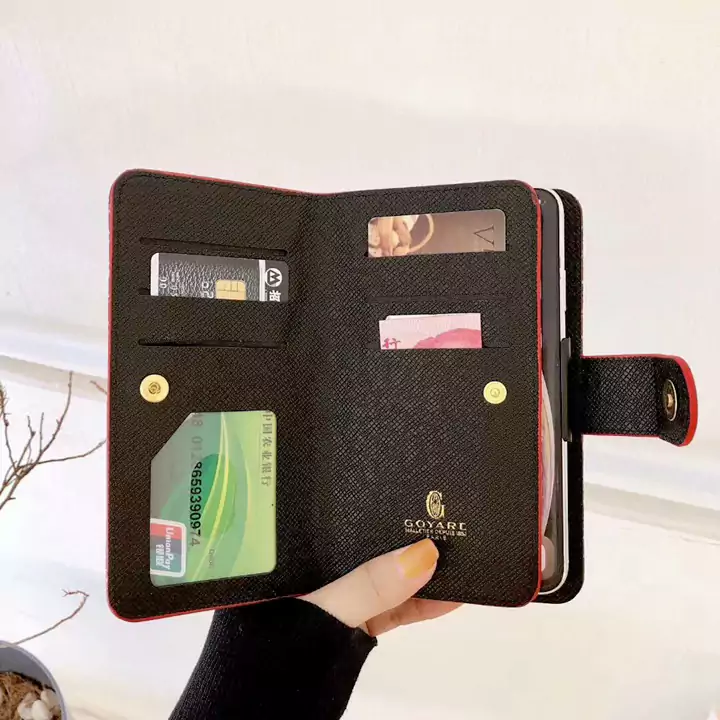 Goyard iphone16手帳ケース ストラップ付き