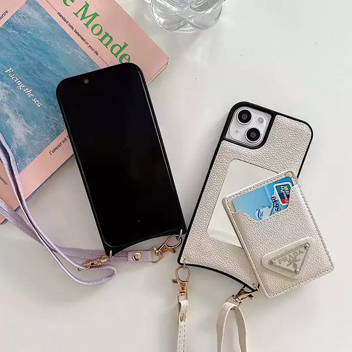 プラダ iphone16レザーケース ショルダー
