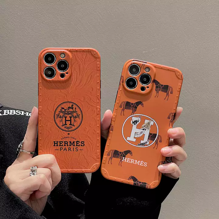 hermes iphone16ケースオレンジ