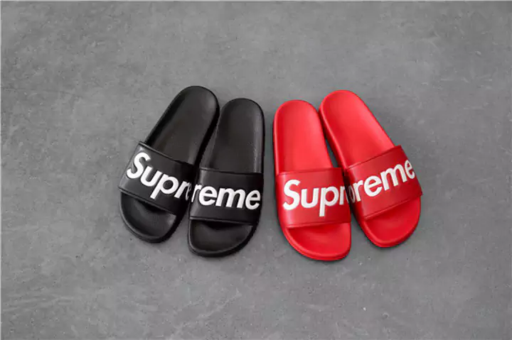 SUPREME ロゴ ビーチ サンダル