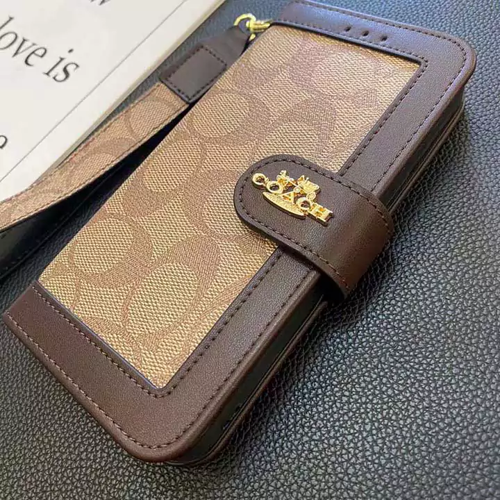 coach iphone16スマホカバー 手帳 型