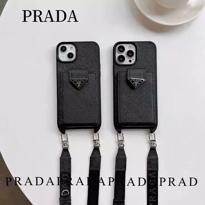 Prada iphone16 proケース カード 収納