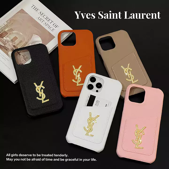 YSL iphone16 pro スマホケース レザー