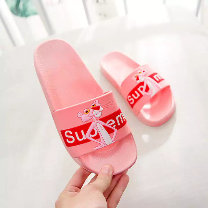 シュプリーム サンダル ピンク