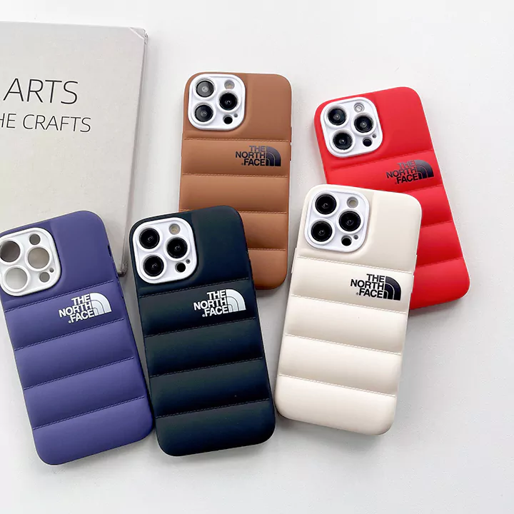 The North Face iphone16 plusケース ダウンジャケット風