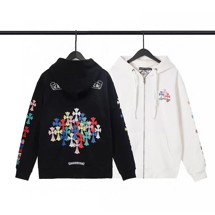 CHROME HEARTS 刺繍ロゴ パーカー