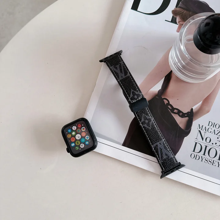 ルイヴィトン Apple Watch 10 レザーベルト