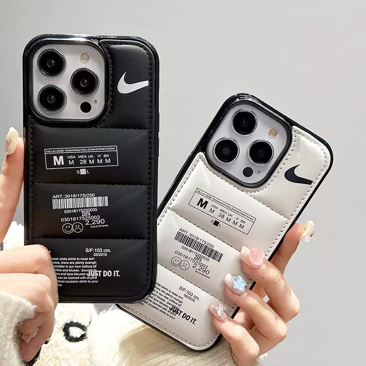ダウンジャケット風 ナイキ iphone17ケース