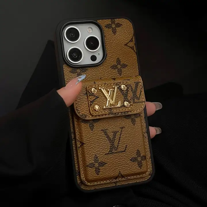 VUITTON iphone16 proカバー めくる カード収納