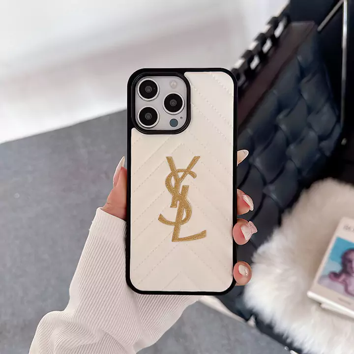 サンローラン iphone 17ケース箔押しロゴ